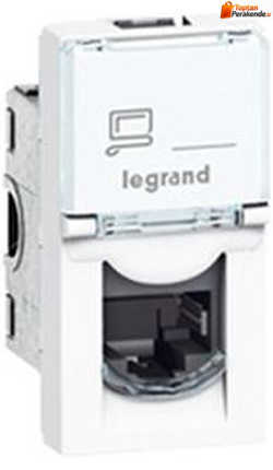 Legrand 076561 LCS² Sistem Armada RJ45 CAT6 Priz - UTP - 1 Modül